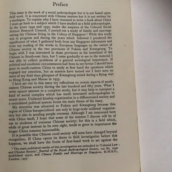 ⭐️BOGO Free⭐️ Lineage Organization in Southeastern China Paperback - Picture 9 of 16